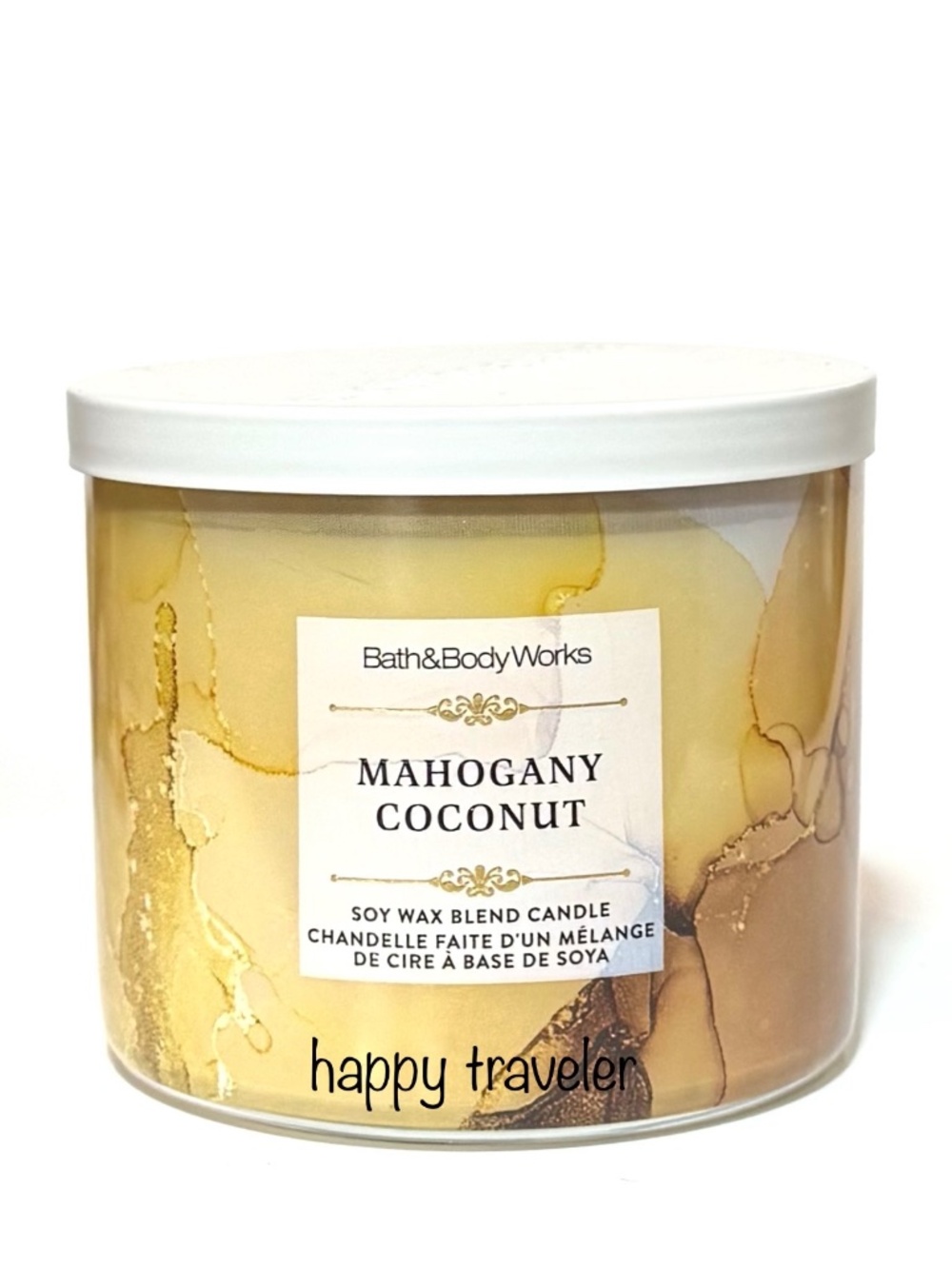 MAHOGANY COCONUT 3-Wick Candle